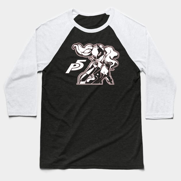 Panther Persona 5 Baseball T-Shirt by OtakuPapercraft